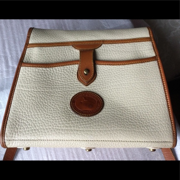 Dooney & Bourke AWL Shoulder Crossbody Vanilla/British Tan - Picture 4 of 16